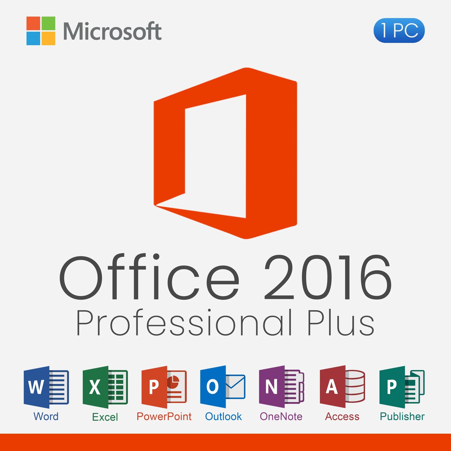 Microsoft Office 2016 Professional Plus β Lifetime License For 1 PC