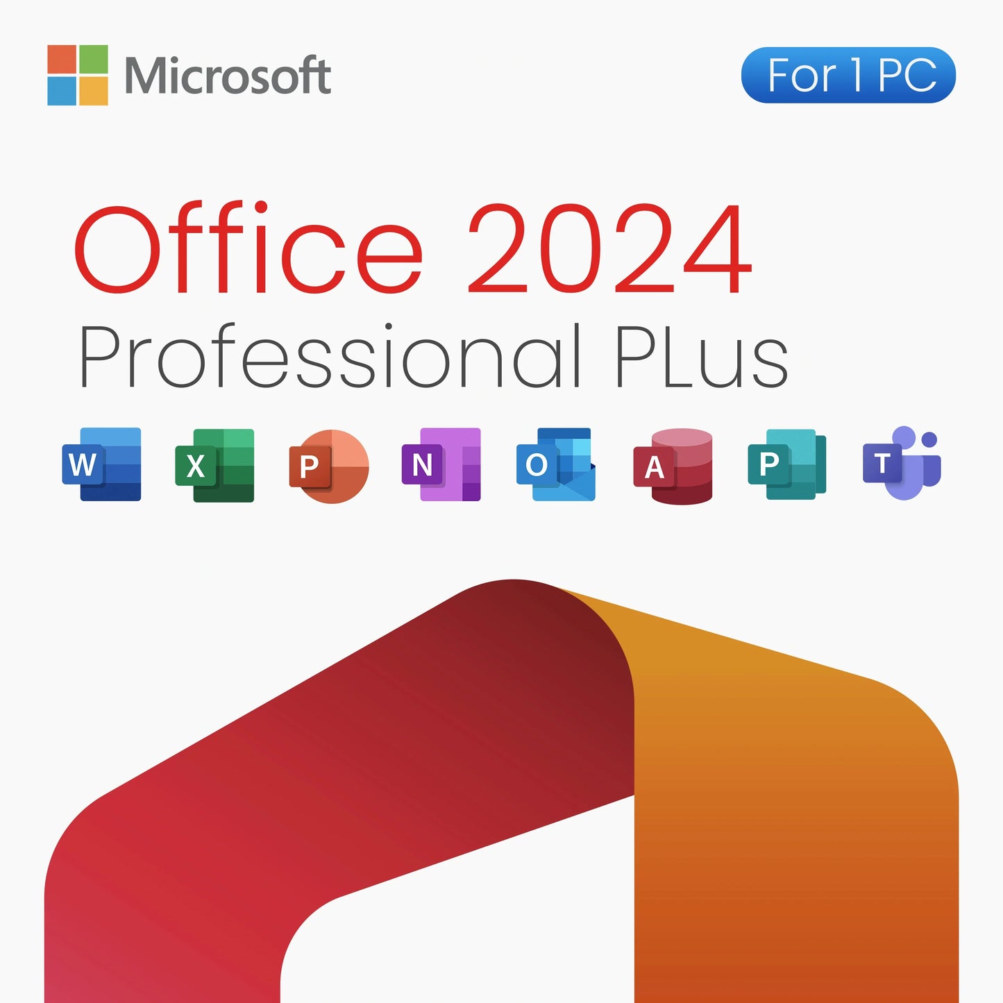 Microsoft Office 2024 Professional Plus – Lifetime License 1 PC
